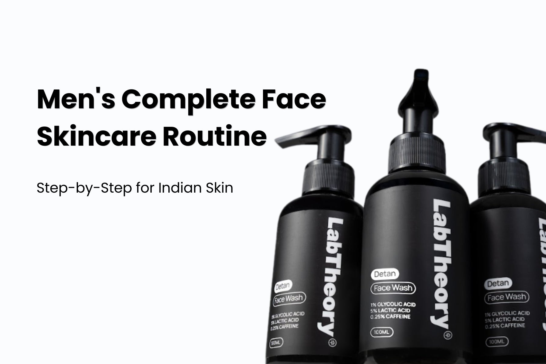 Men's Complete Face Skincare Routine: Step-by-Step for Indian Skin