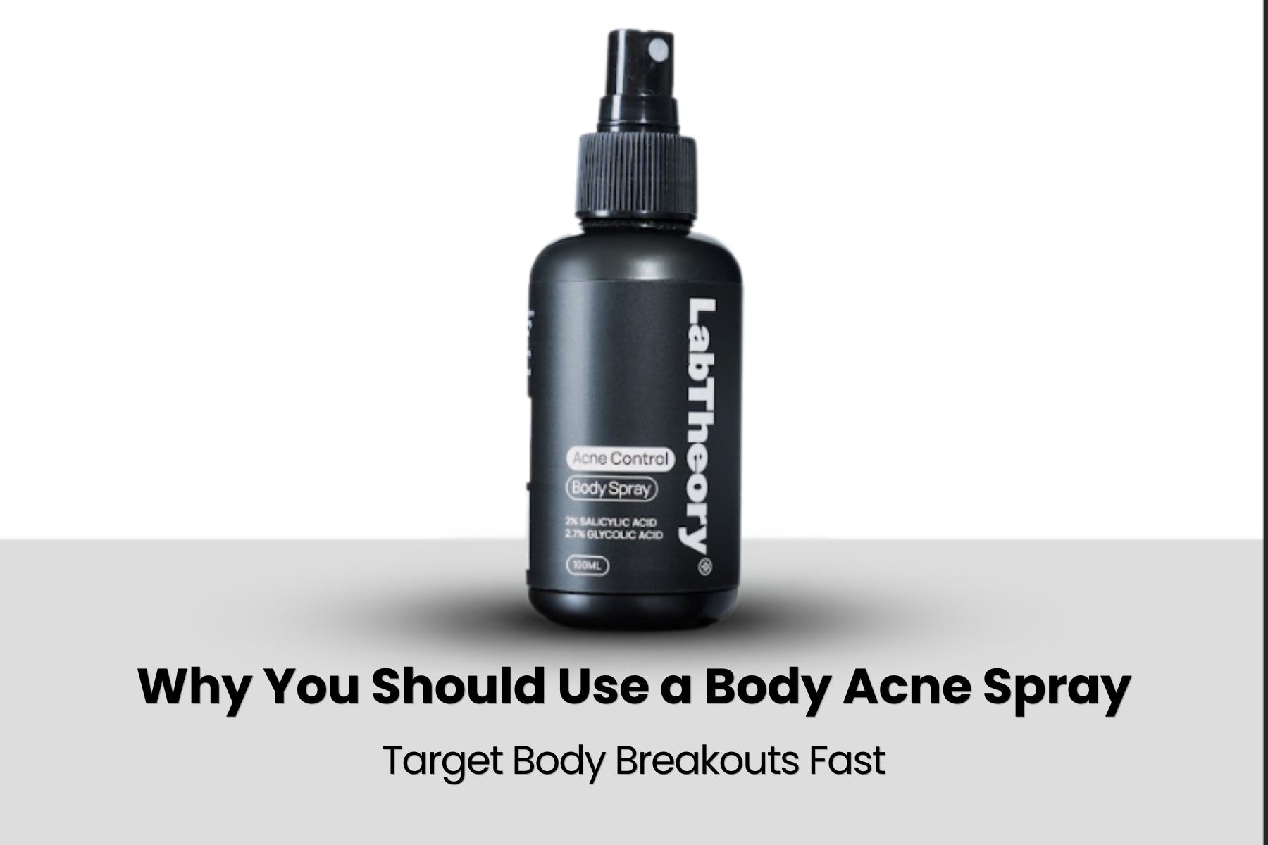 Why You Should Use a Body Acne Spray